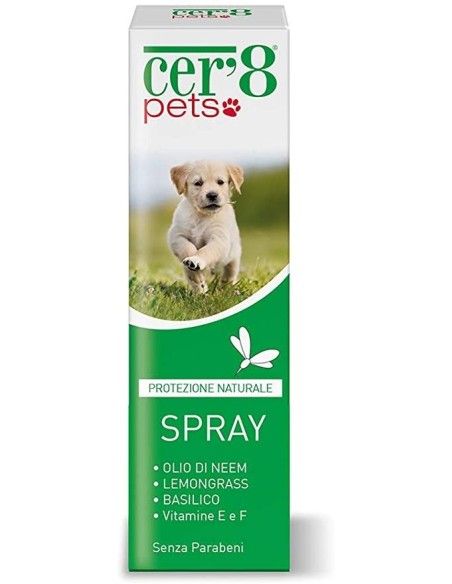 spray repelente de mosquitos para mascotas CER 8 PETS 100 ml